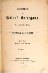 cover of the book Suworow und Polens Untergang / Polens letzte Wirren