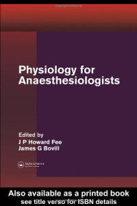 cover of the book Physiology for Anaesthesiologists