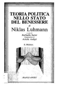 cover of the book Teoria politica nello stato del benessere