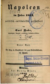 cover of the book Der Krieg in Deutschland bis zum Waffenstillstand 4. Juni