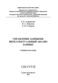 cover of the book Управление данными. Интеллектуальный анализ данных: учебное пособие