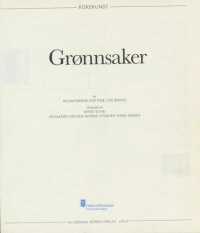 cover of the book Grønnsaker