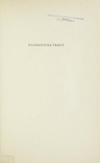 cover of the book Filosofiens trøst