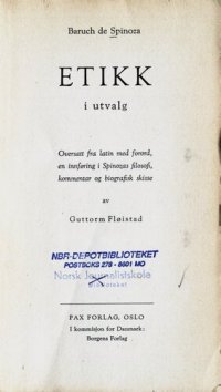 cover of the book Etikk i utvalg