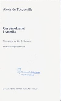 cover of the book Om demokratiet i Amerika