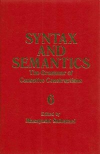 cover of the book Grammar of Causative Constructions, vol. 6: Syntax and Semantics