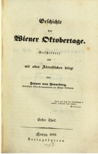 cover of the book Geschichte der Wiener Oktobertage