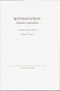 cover of the book Filosofiske undersøkelser