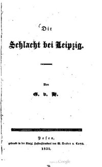 cover of the book Die Schlacht bei Leipzig