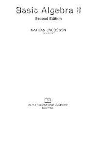 cover of the book Basic Algebra II