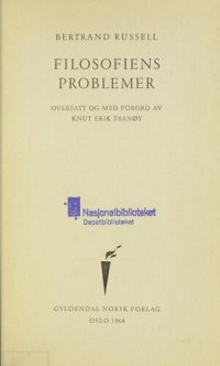 cover of the book Filosofiens problemer