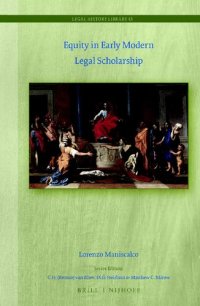 cover of the book Equity in Early Modern Legal Scholarship