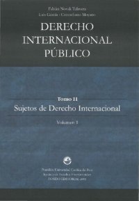 cover of the book Derecho Internacional público. Tomo II. (2 Vols.) Sujetos de Derecho Internacional.