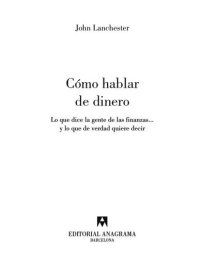 cover of the book Cómo hablar de dinero