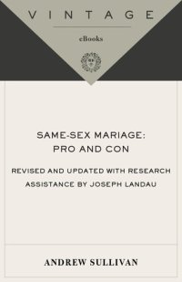 cover of the book Same-Sex Marriage: Pro and Con