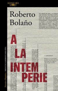 cover of the book A la intemperie: Colaboraciones periodísticas, intervenciones públicas y ensayos