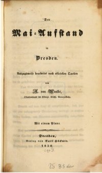 cover of the book Der Mai-Aufstand in Dresden