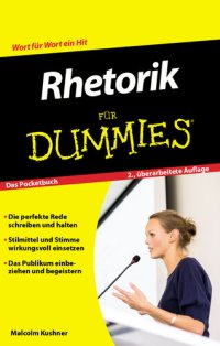 cover of the book Rhetorik für Dummies