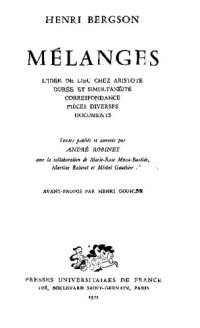 cover of the book Mélanges