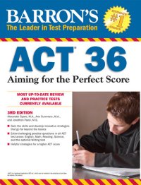 cover of the book ACT 36: Aiming for the Perfect Score