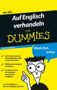 cover of the book Auf Englisch verhandeln fur Dummies Das Pocketbuch