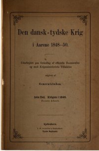 cover of the book Den dansk-tydske Krig i Aarene 1848-1850