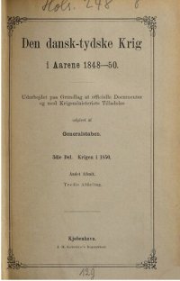 cover of the book Den dansk-tydske Krig i Aarene 1848-1850