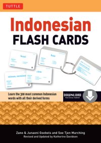 cover of the book Indonesian Flash Cards: (Downloadable Audio Included)