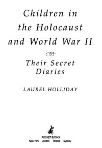 cover of the book Children in the Holocaust and World War II: Their Secret Diaries