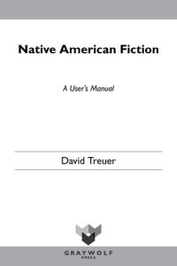 cover of the book Native American Fiction: A User's Manual