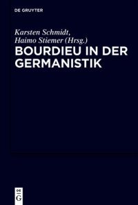 cover of the book Bourdieu in der Germanistik