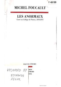 cover of the book Les Anormaux