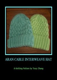 cover of the book Aran Cable Interweave Hat: A Knitting Pattern