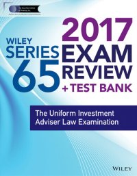 cover of the book Wiley Finra Series 65 Exam Review 2017: The Uniform Investment Adviser Law Examination