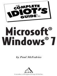 cover of the book The Complete Idiot's Guide to Microsoft Windows 7