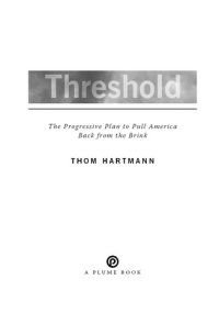 cover of the book Threshold: The Crisis of Western Culture