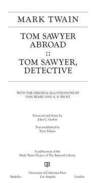 cover of the book Tom Sawyer Abroad / Tom Sawyer, Detective