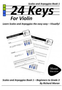 cover of the book 24 Keys: Scales and Arpeggios for Violin, Book 1