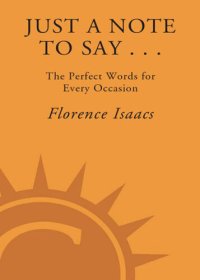 cover of the book Just a Note to Say . . .: The Perfect Words for Every Occasion