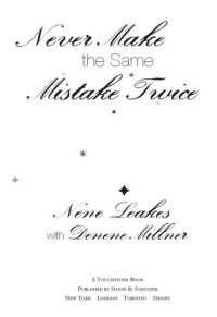 cover of the book Never Make the Same Mistake Twice: Lessons on Love and Life Learned the Hard Way