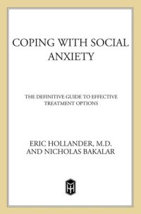 cover of the book Coping with Social Anxiety: The Definitive Guide to Effective Treatment Options