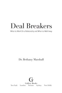 cover of the book Deal Breakers: When to Work on a Relationship and When to Walk Away