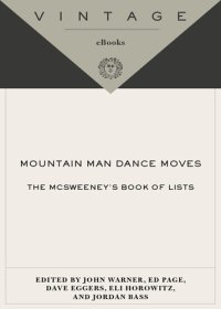 cover of the book Mountain Man Dance Moves: The McSweeney's Book of Lists