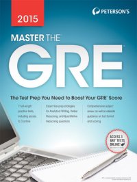 cover of the book Master the GRE 2015