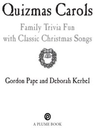 cover of the book Quizmas Carols: Family Trivia Fun with Classic Christmas Songs