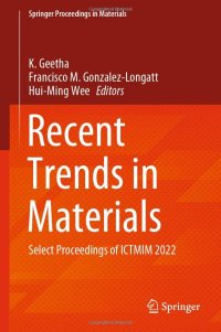 cover of the book Recent Trends in Materials: Select Proceedings of ICTMIM 2022