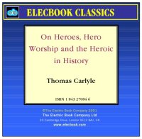 cover of the book On heros, heroworship and heroic in history