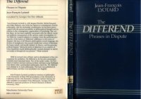 cover of the book The Differend: Phrases in Dispute