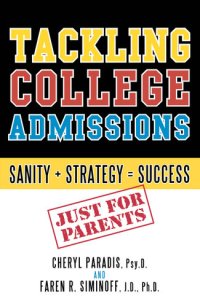 cover of the book Tackling College Admissions: Sanity + Strategy=success