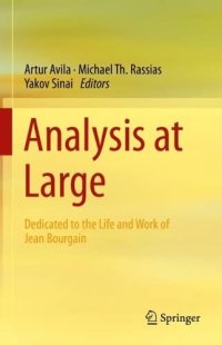 cover of the book Analysis at Large: Dedicated to the Life and Work of Jean Bourgain